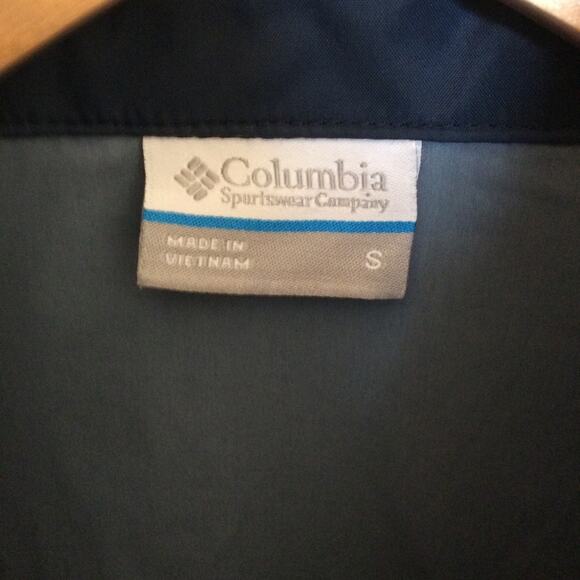 COLUMBIA Blue Men’s Windbreaker Jacket Small - Picture 3 of 5